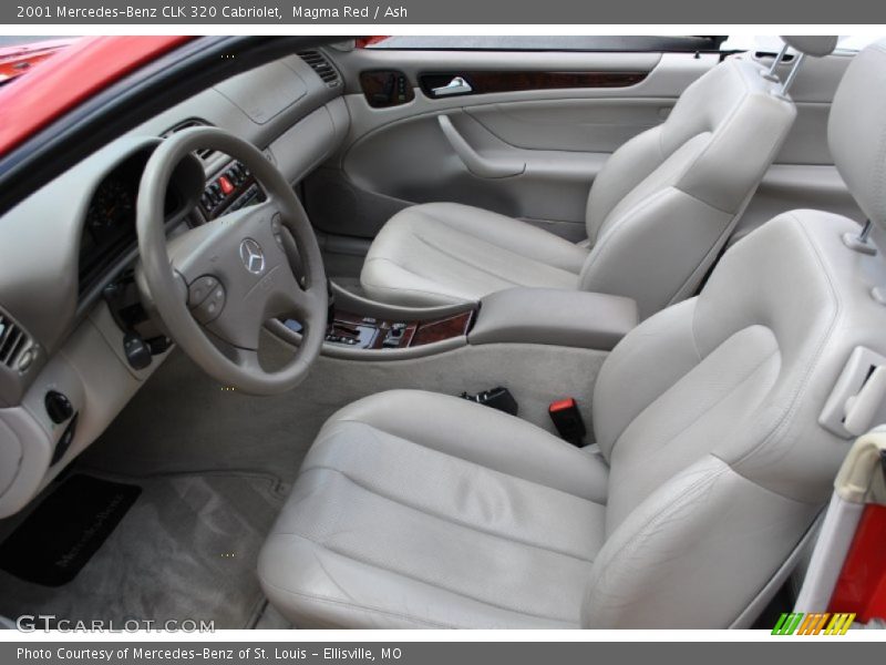 Magma Red / Ash 2001 Mercedes-Benz CLK 320 Cabriolet