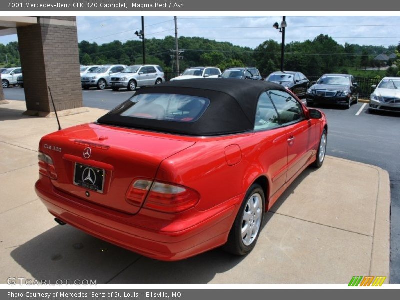 Magma Red / Ash 2001 Mercedes-Benz CLK 320 Cabriolet