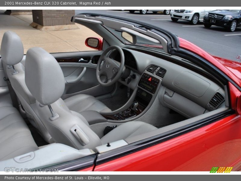 Magma Red / Ash 2001 Mercedes-Benz CLK 320 Cabriolet