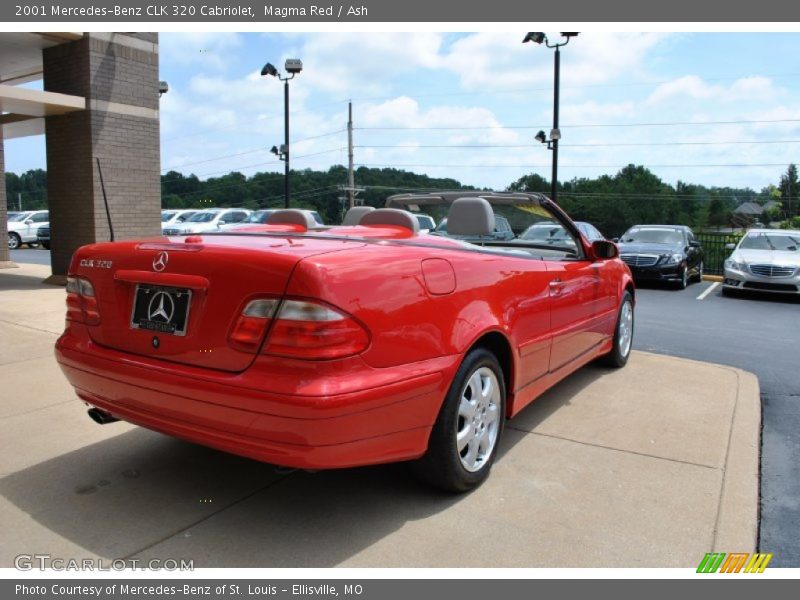Magma Red / Ash 2001 Mercedes-Benz CLK 320 Cabriolet
