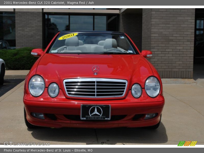 Magma Red / Ash 2001 Mercedes-Benz CLK 320 Cabriolet