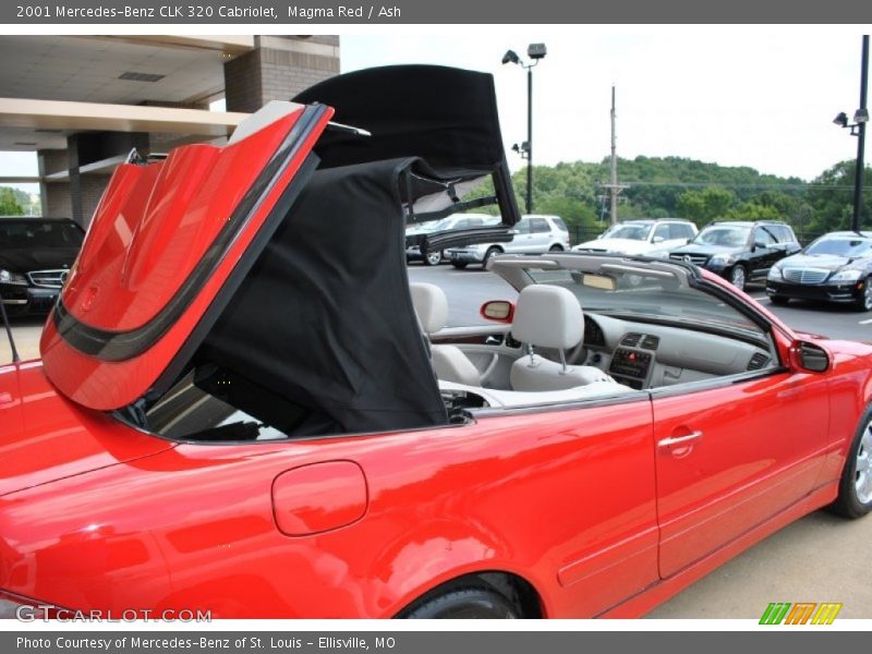 Magma Red / Ash 2001 Mercedes-Benz CLK 320 Cabriolet