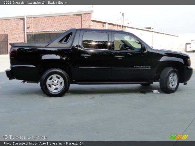 Black / Ebony 2008 Chevrolet Avalanche LS