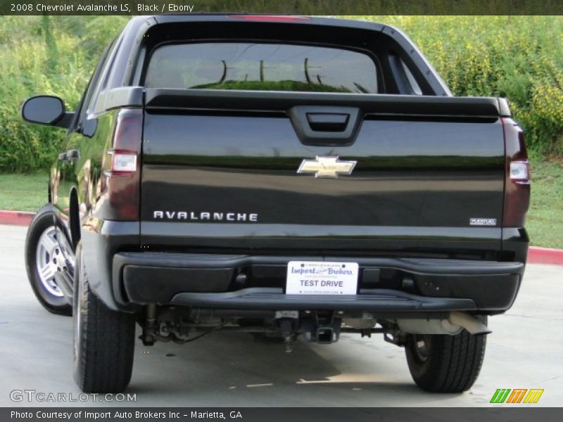 Black / Ebony 2008 Chevrolet Avalanche LS