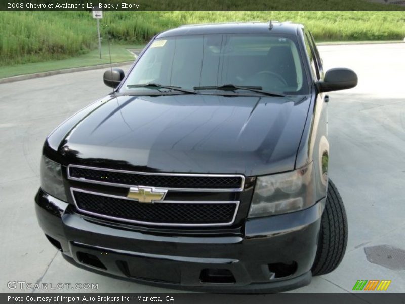 Black / Ebony 2008 Chevrolet Avalanche LS