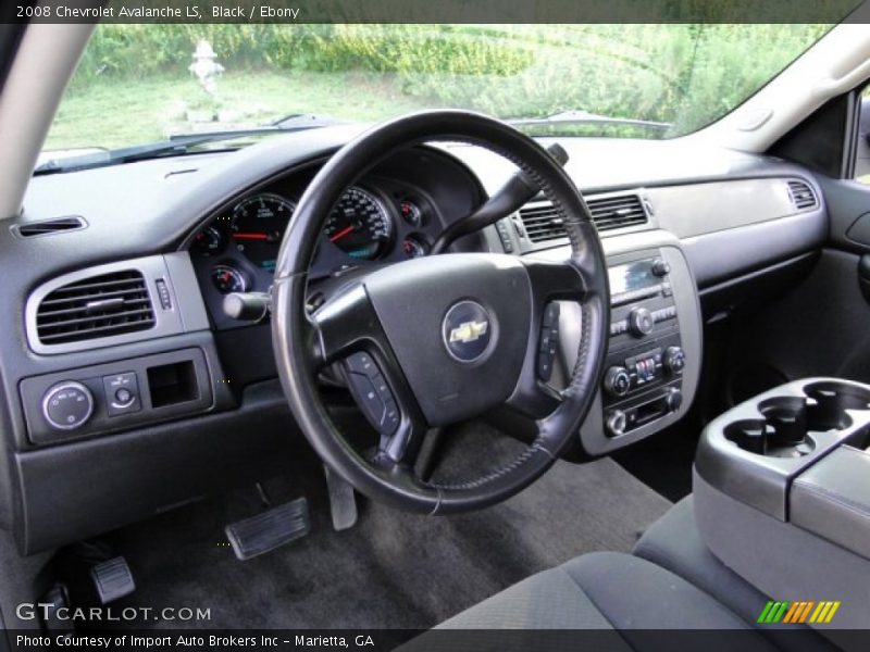 Black / Ebony 2008 Chevrolet Avalanche LS