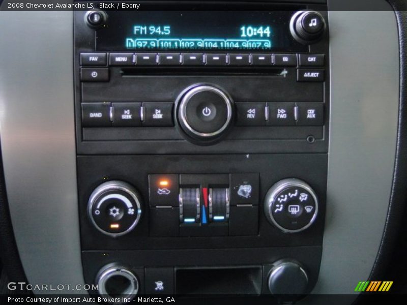 Black / Ebony 2008 Chevrolet Avalanche LS