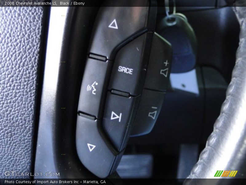 Black / Ebony 2008 Chevrolet Avalanche LS