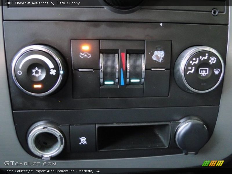 Black / Ebony 2008 Chevrolet Avalanche LS
