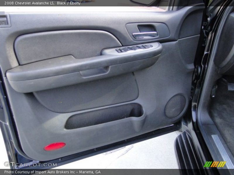 Black / Ebony 2008 Chevrolet Avalanche LS