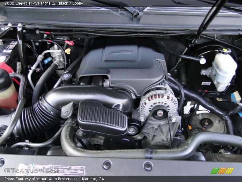 Black / Ebony 2008 Chevrolet Avalanche LS