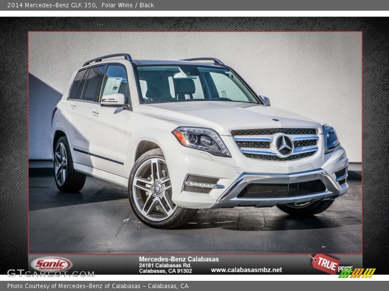 Polar White / Black 2014 Mercedes-Benz GLK 350