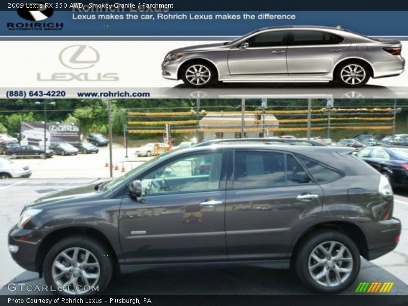 Smokey Granite / Parchment 2009 Lexus RX 350 AWD