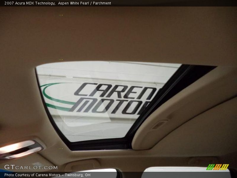 Aspen White Pearl / Parchment 2007 Acura MDX Technology