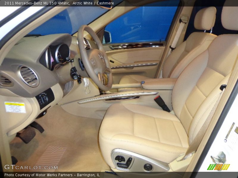 Arctic White / Cashmere 2011 Mercedes-Benz ML 350 4Matic
