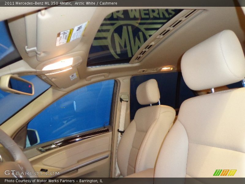 Arctic White / Cashmere 2011 Mercedes-Benz ML 350 4Matic