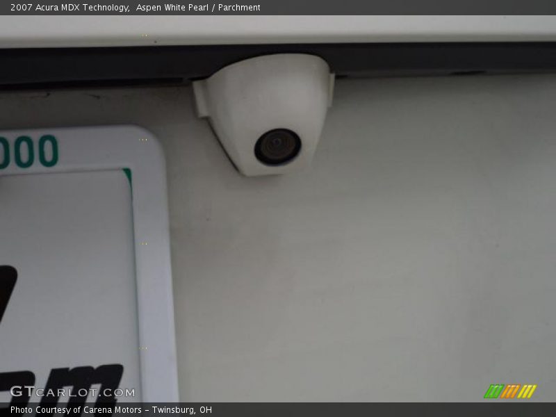 Aspen White Pearl / Parchment 2007 Acura MDX Technology