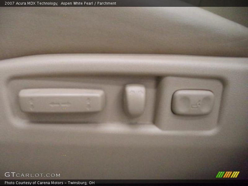 Aspen White Pearl / Parchment 2007 Acura MDX Technology
