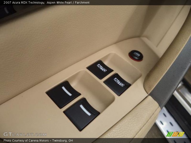 Aspen White Pearl / Parchment 2007 Acura MDX Technology
