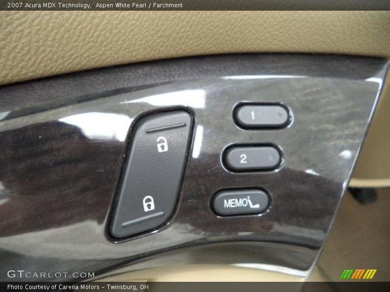 Aspen White Pearl / Parchment 2007 Acura MDX Technology