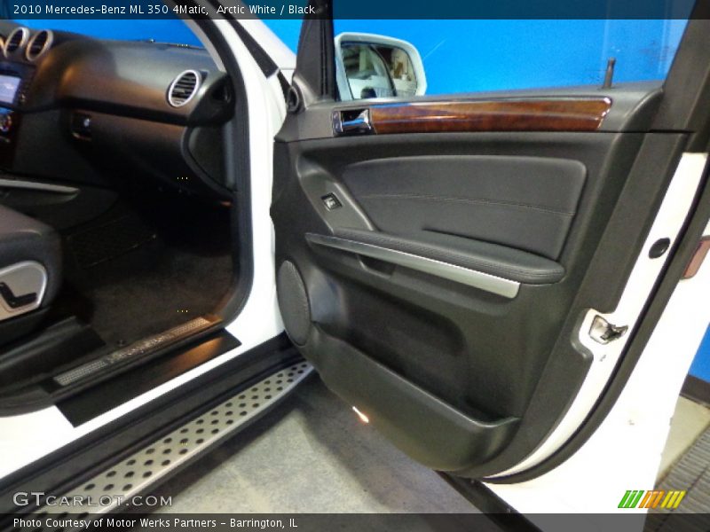 Arctic White / Black 2010 Mercedes-Benz ML 350 4Matic