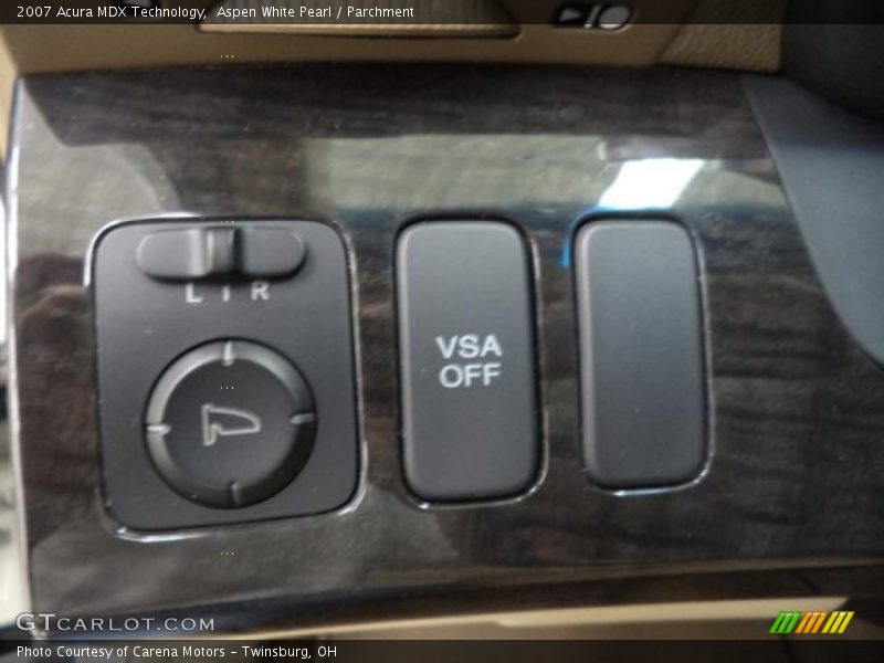Aspen White Pearl / Parchment 2007 Acura MDX Technology