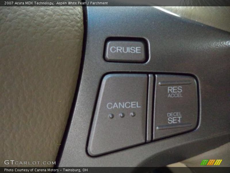 Aspen White Pearl / Parchment 2007 Acura MDX Technology