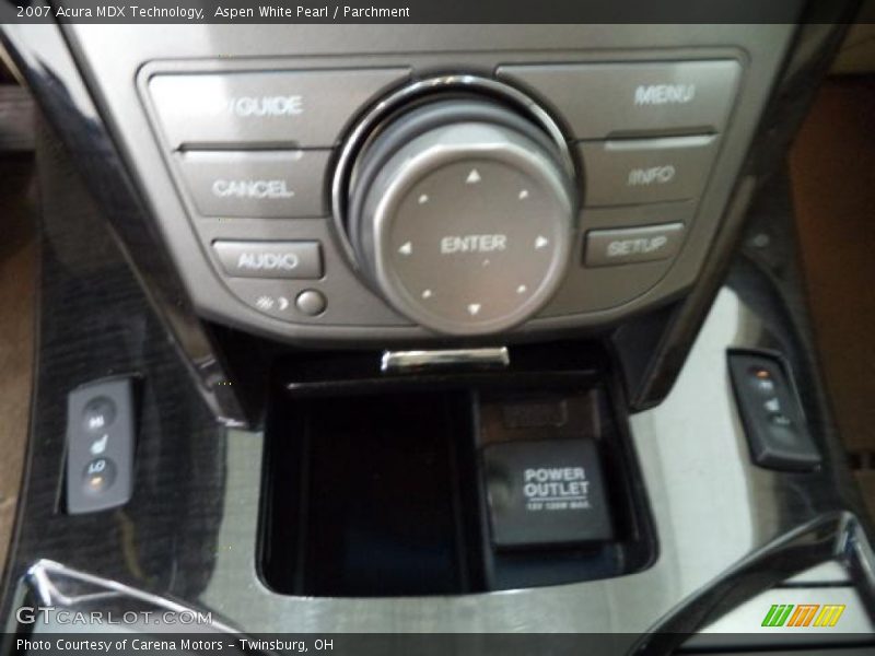 Aspen White Pearl / Parchment 2007 Acura MDX Technology