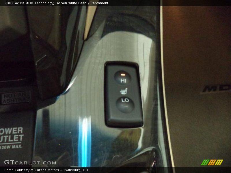 Aspen White Pearl / Parchment 2007 Acura MDX Technology