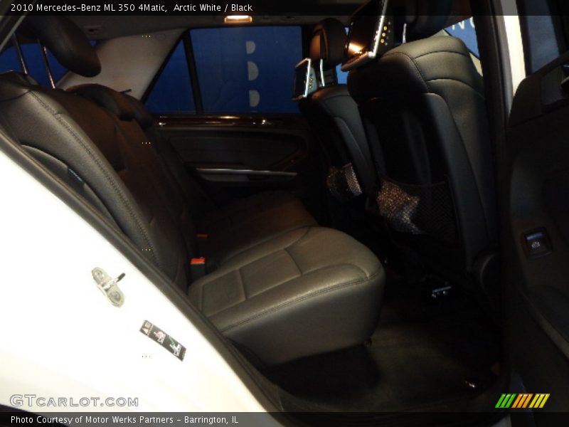 Arctic White / Black 2010 Mercedes-Benz ML 350 4Matic