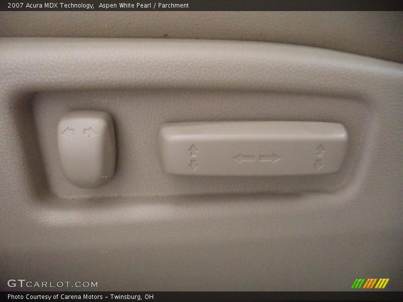 Aspen White Pearl / Parchment 2007 Acura MDX Technology
