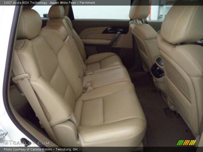 Aspen White Pearl / Parchment 2007 Acura MDX Technology