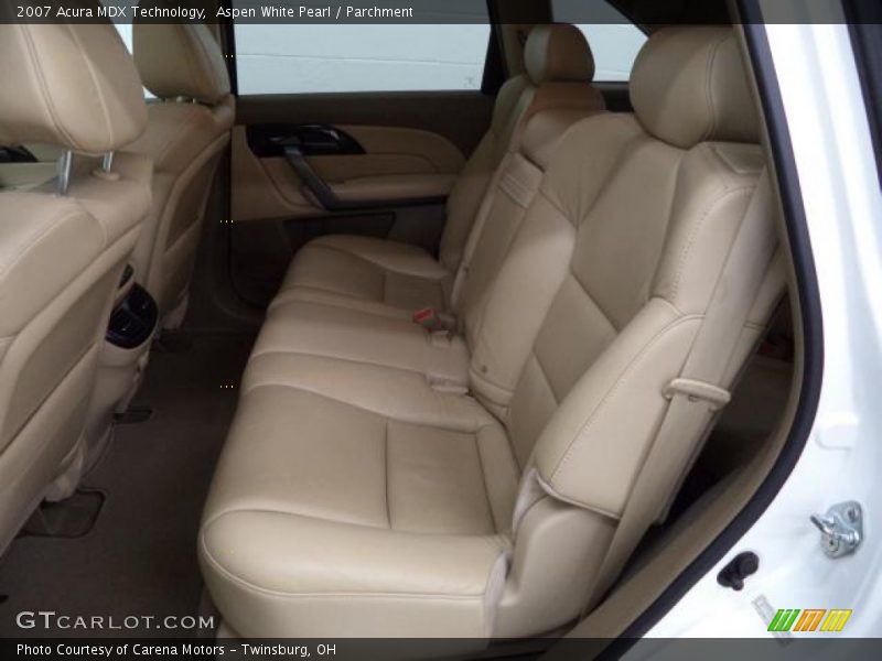 Aspen White Pearl / Parchment 2007 Acura MDX Technology