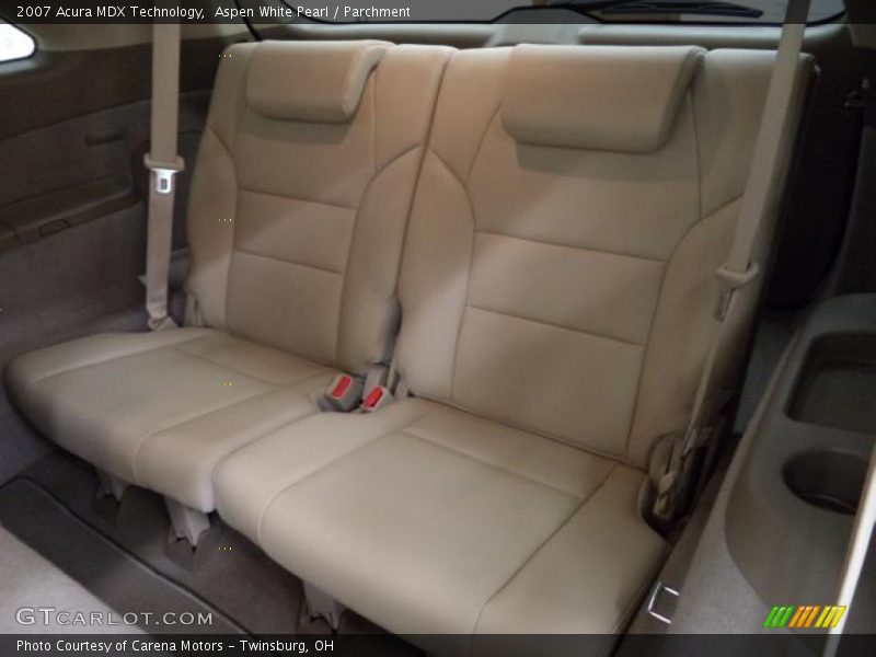 Aspen White Pearl / Parchment 2007 Acura MDX Technology