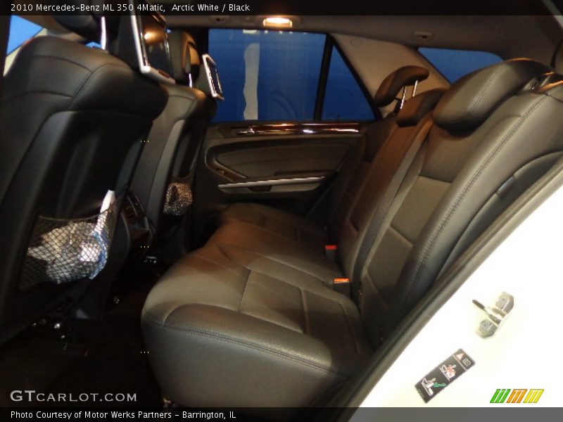 Arctic White / Black 2010 Mercedes-Benz ML 350 4Matic