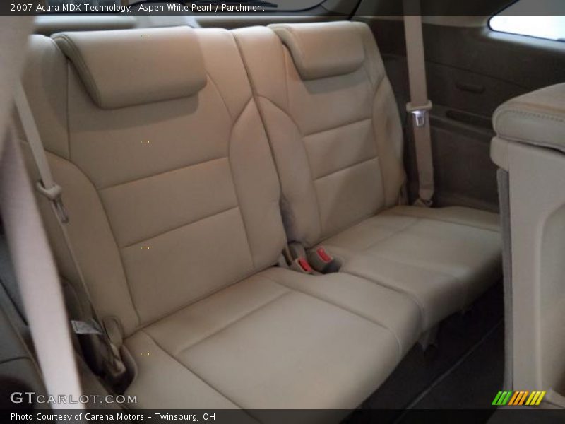 Aspen White Pearl / Parchment 2007 Acura MDX Technology