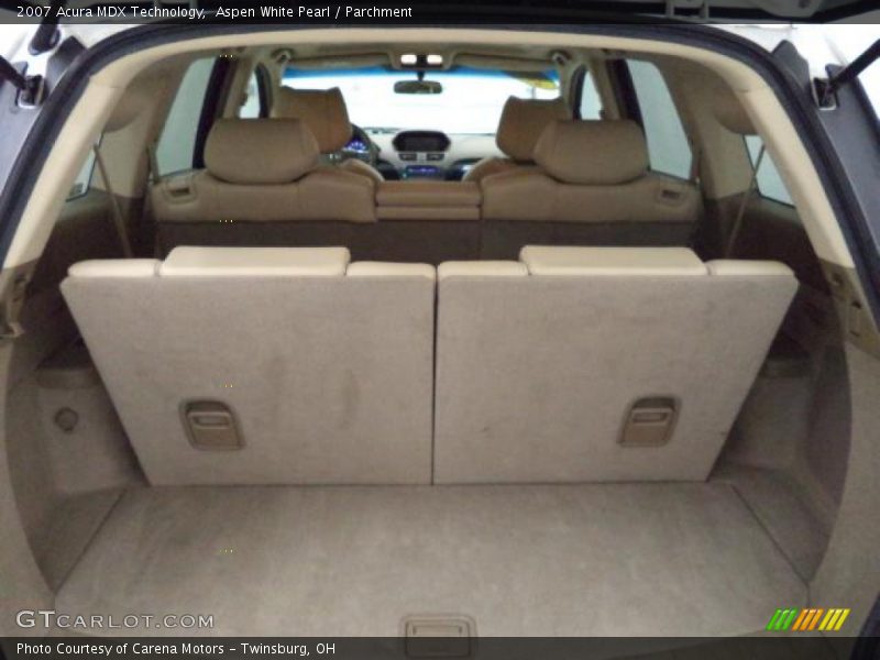 Aspen White Pearl / Parchment 2007 Acura MDX Technology