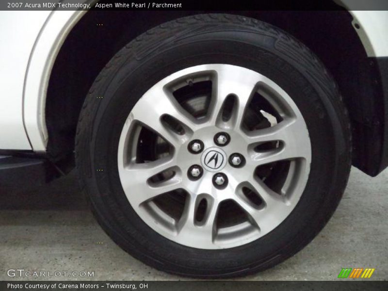 Aspen White Pearl / Parchment 2007 Acura MDX Technology