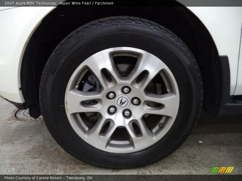 Aspen White Pearl / Parchment 2007 Acura MDX Technology