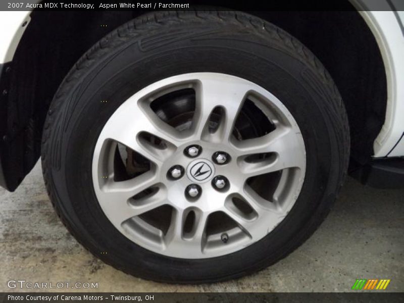 Aspen White Pearl / Parchment 2007 Acura MDX Technology