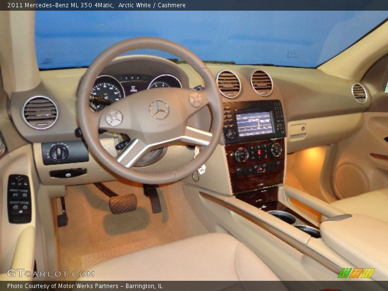 Arctic White / Cashmere 2011 Mercedes-Benz ML 350 4Matic