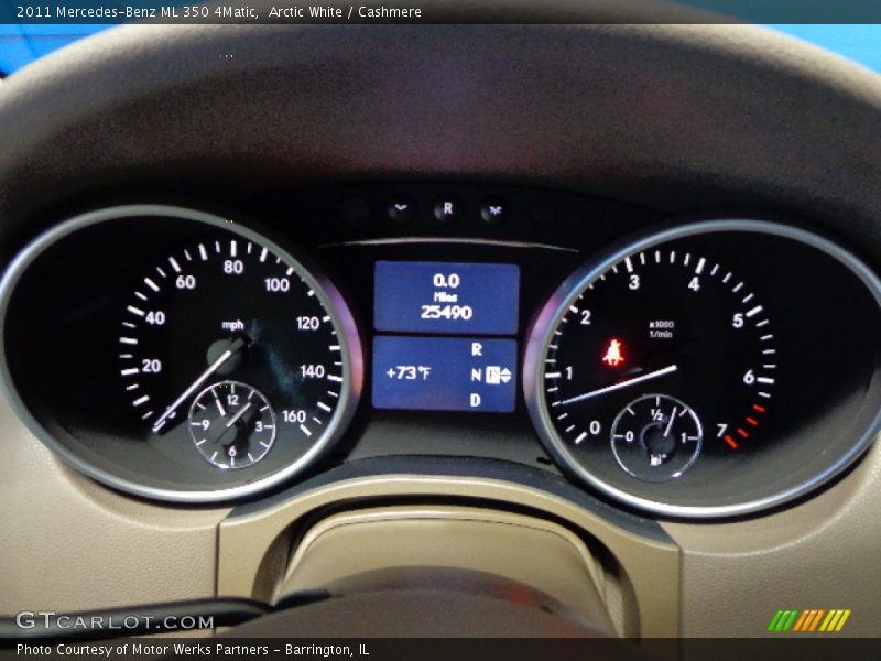Arctic White / Cashmere 2011 Mercedes-Benz ML 350 4Matic