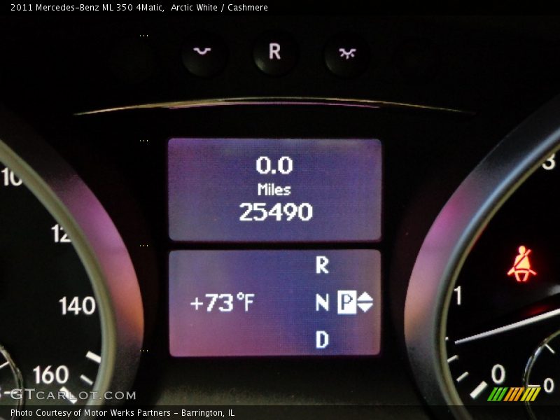 Arctic White / Cashmere 2011 Mercedes-Benz ML 350 4Matic