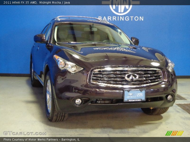 Midnight Mocha / Java 2011 Infiniti FX 35 AWD