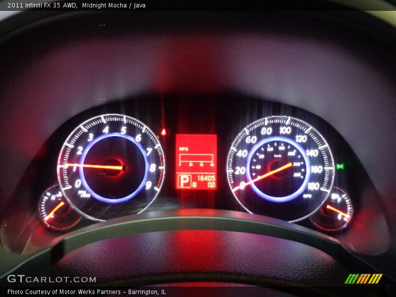 Midnight Mocha / Java 2011 Infiniti FX 35 AWD