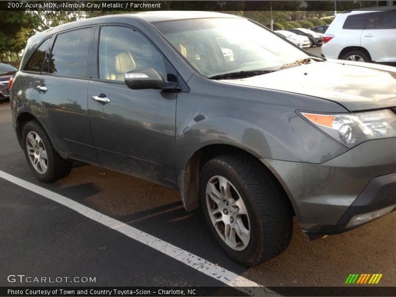 Nimbus Gray Metallic / Parchment 2007 Acura MDX