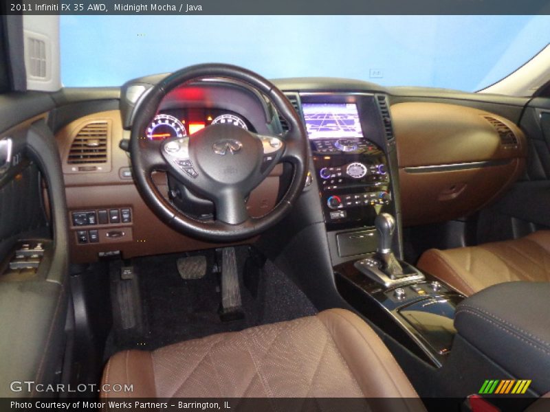 Midnight Mocha / Java 2011 Infiniti FX 35 AWD