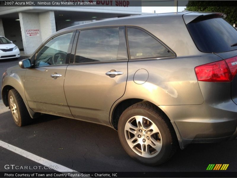 Nimbus Gray Metallic / Parchment 2007 Acura MDX