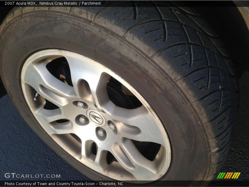 Nimbus Gray Metallic / Parchment 2007 Acura MDX