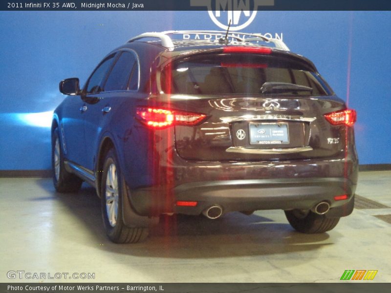 Midnight Mocha / Java 2011 Infiniti FX 35 AWD
